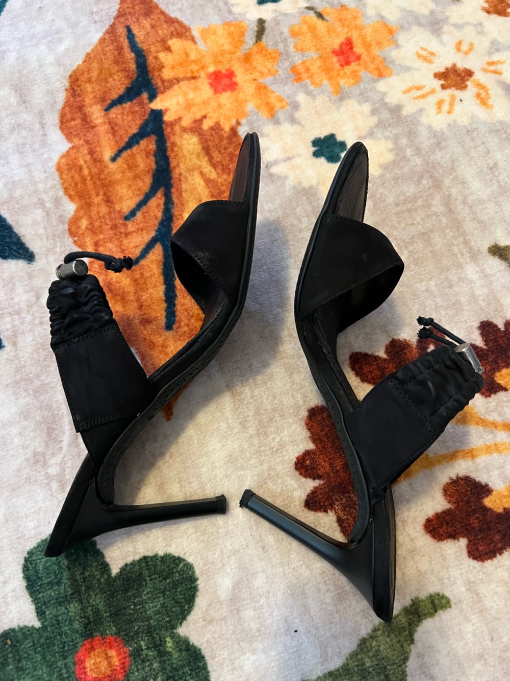 NEW in box Donald J. Pliner Couture Black Leather Sandals - Made in Italy - Picture 3 of 7